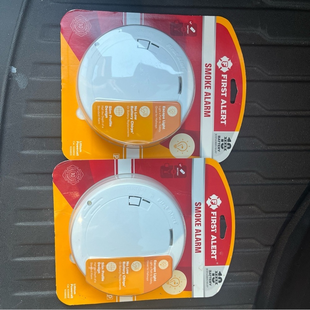 First Alert Smoke Alarm Set